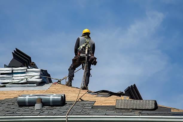 Professional Roof Replacement technician working in The Lakes, NV